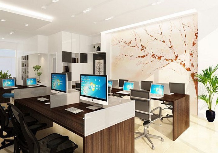 Tổng thể dự án thiết kế văn phòng 70m2 hiện đại đến từng góc nhìn