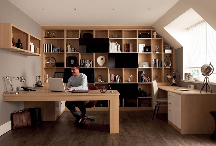 Thiết kế phòng làm việc đẹp tại nhà cần lựa chọn phong cách phù hợp
