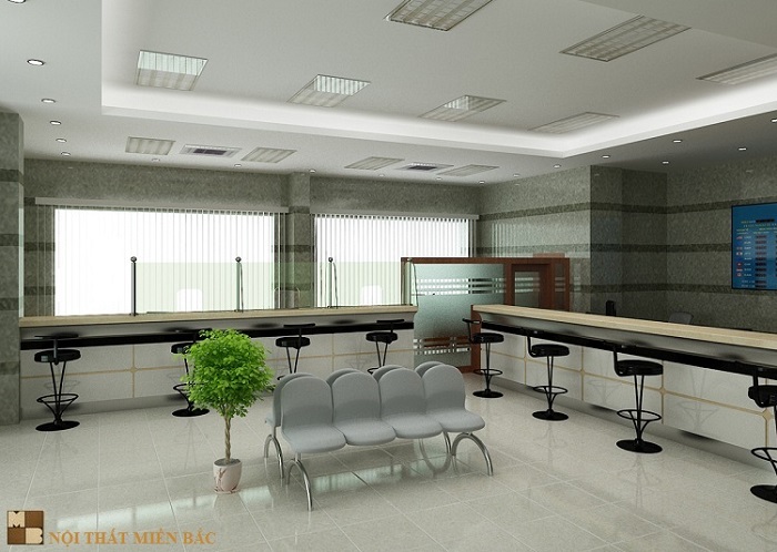 Thiết kế văn phòng hiện đại tại Điện Biên - Phòng giao dịch