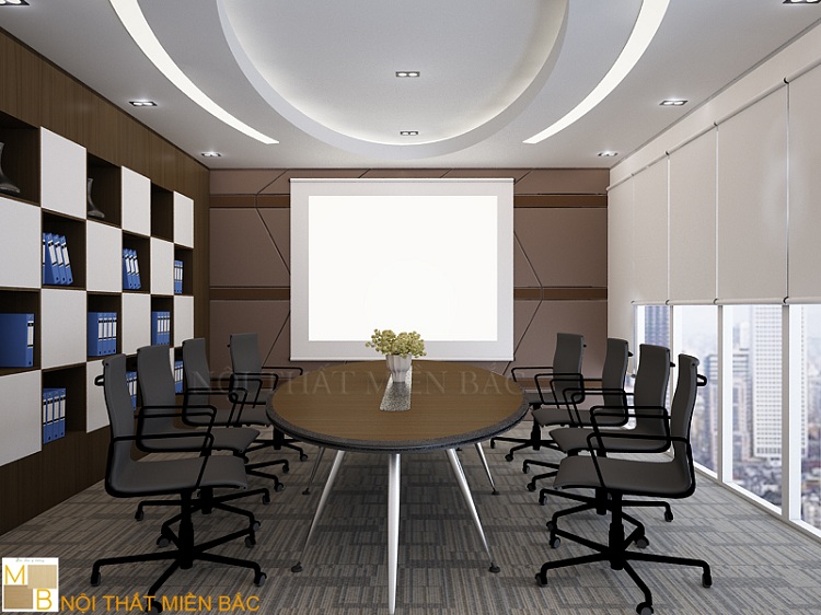 Mẫu thiết kế nội thất phòng họp chuyên nghiệp
