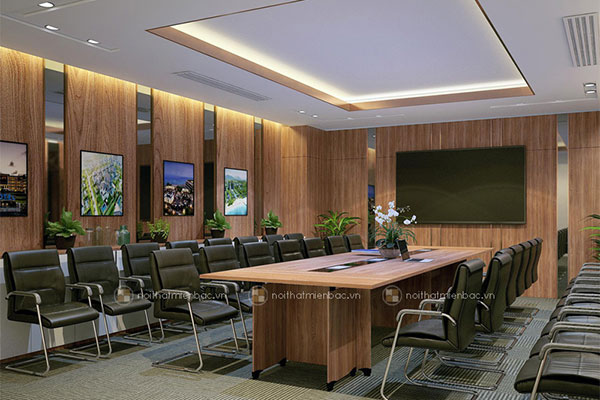 Thiết kế phòng họp cao cấp tại văn phòng CEO tầng 3