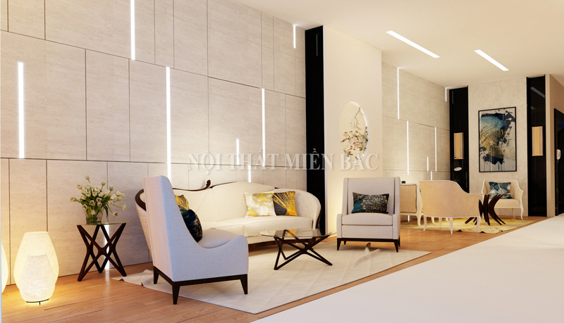 Thiết kế showroom trưng bày không gian nội thất căn hộ phong cách Nhật