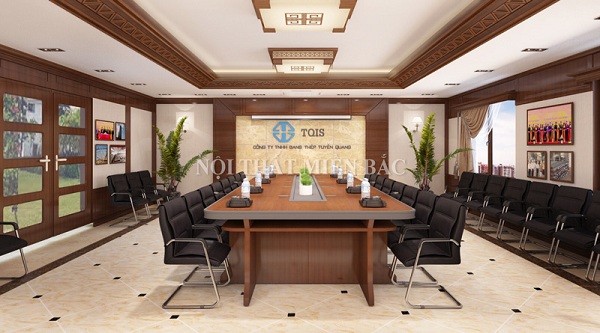Thiết kế nội thất văn phòng cao cấp Công ty TNHH Gang thép Tuyên Quang 