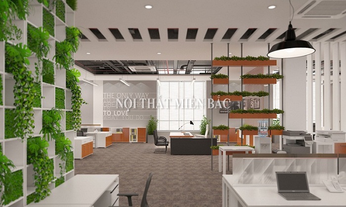 Thiết kế văn phòng cao cấp với không gian làm việc xanh đầy cảm hứng - H3