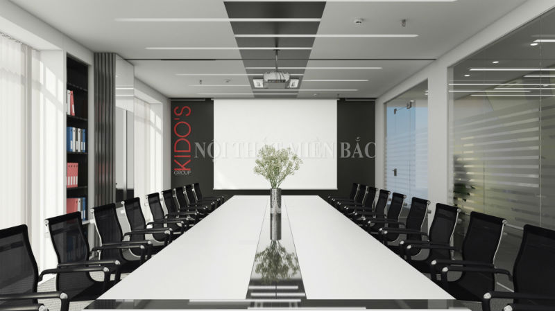 Thiết kế văn phòng cao cấp: Phòng họp tối ưu hóa công năng sử dụng