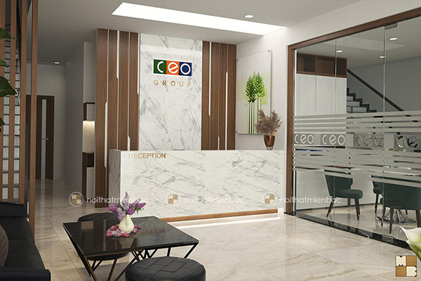 Thiết kế nội thất văn phòng CEO tầng 1 tại Hà Nam