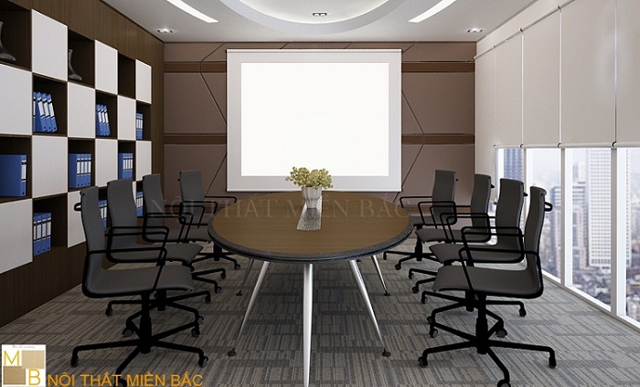 Tư vấn thiết kế nội thất văn phòng trọn gói tại Yên Bái hiện đại - Phòng họp