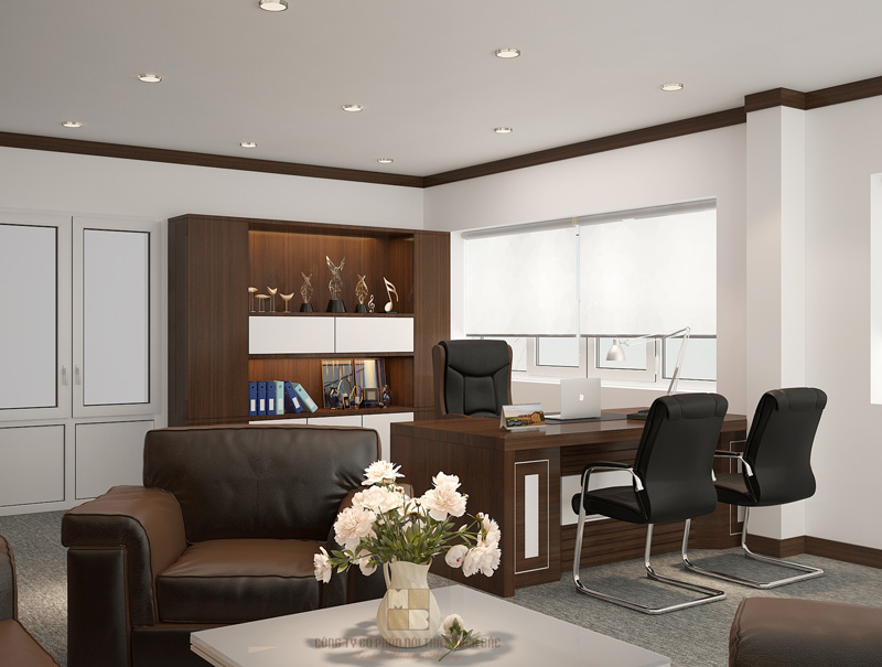 Thiết kế nội thất văn phòng hiện đại công ty SPT - H7