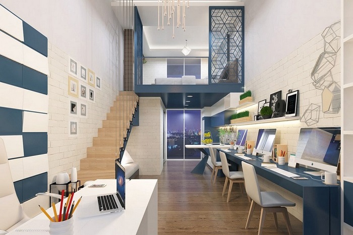 Mẫu căn hộ Officetel đẹp hiện đại và tiện nghi nhất 2019 - H2