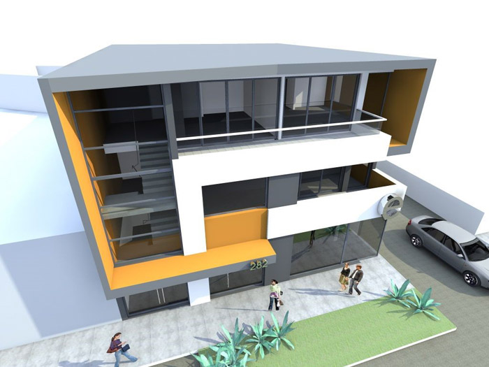 Thiết kế tòa nhà văn phòng hiện đại cho thuê 6 tầng tại Hải Phòng  SH VP  0032  Thiết Kế Nhà