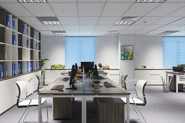 Thiết kế nội thất văn phòng công ty Sông Đà