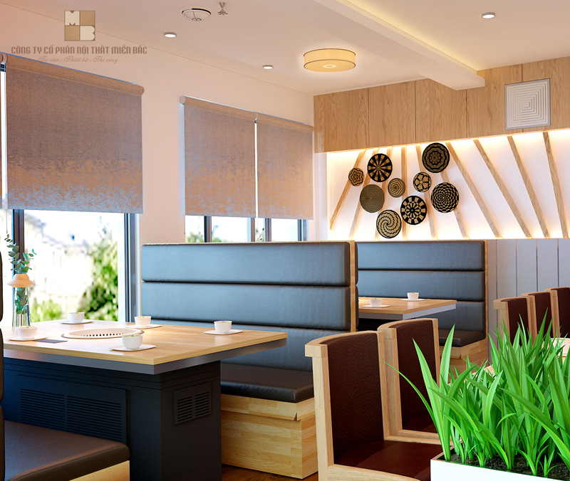Thiết kế nội thất nhà hàng Isteam sang trọng (Phần 1) - H7