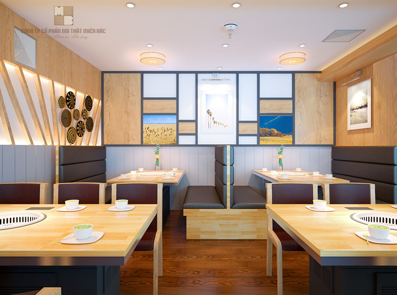 Thiết kế nội thất nhà hàng Isteam sang trọng (Phần 1) - H9