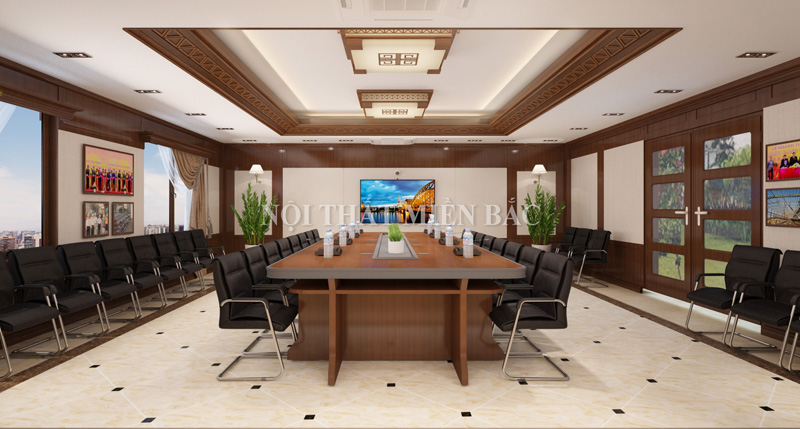 Thiết kế nội thất phòng họp cao cấp khẳng định đẳng cấp doanh nghiệp - H2