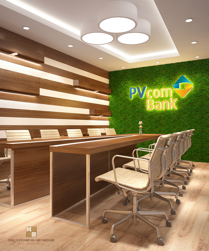 Thiết kế nội thất phòng họp ấn tượng dự án PVcomBank - H2