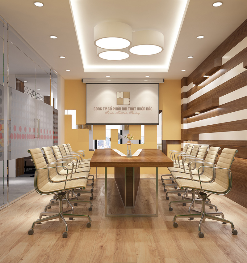 Thiết kế nội thất phòng họp ấn tượng dự án PVcomBank - H3