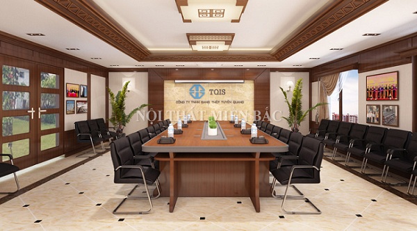 Thiết kế phòng họp sang trọng Công ty Gang thép Tuyên Quang