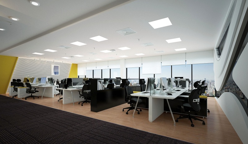 Thiết kế nội thất văn phòng cao cấp theo xu hướng mở - H2