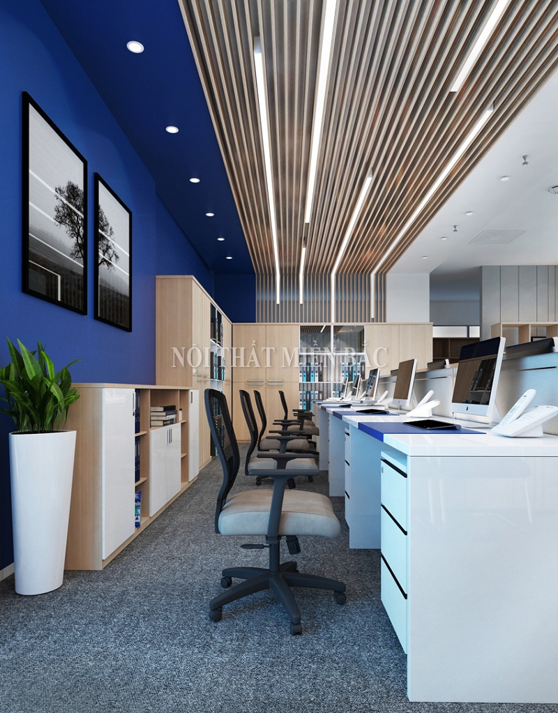Thiết kế văn phòng mở hiện đại tầng 3 - CEO Tower - không gian phòng làm việc - view3