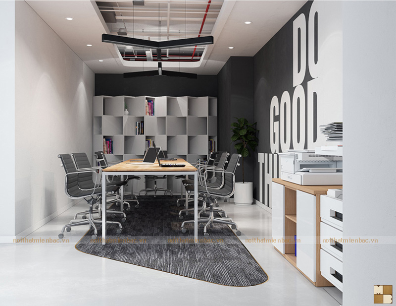 Thiết kế nội thất phòng họp hiện đại trong không gian nhỏ hẹp