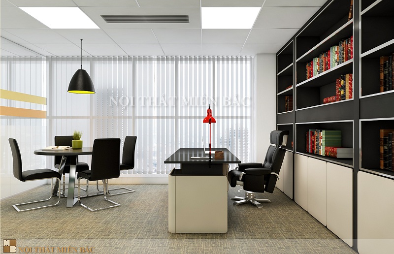 Tư vấn thiết kế nội thất văn phòng giám đốc hiện đại và đẳng cấp - H2