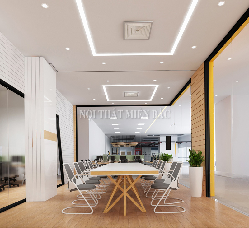 Thiết kế nội thất văn phòng cao cấp Đại Việt Group - phòng họp2