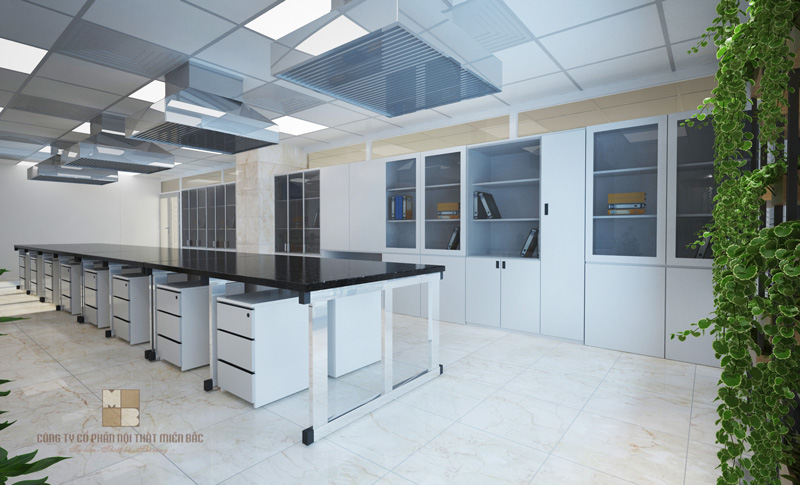 Thiết kế nội thất văn phòng trung tâm xử lý nước thải 4