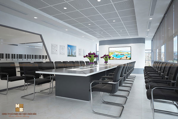 Thiết kế phòng họp đẹp hiện đại công ty SIGMA