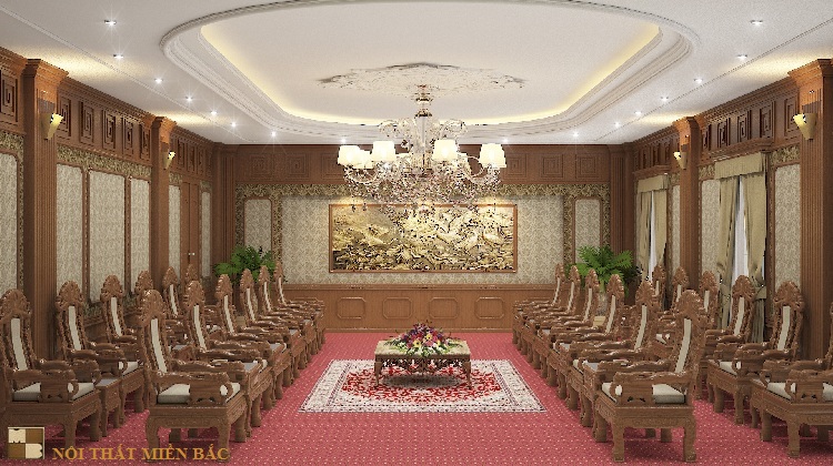 Thiết kế nội thất phòng khánh tiết cao cấp tại Tuyên Quang