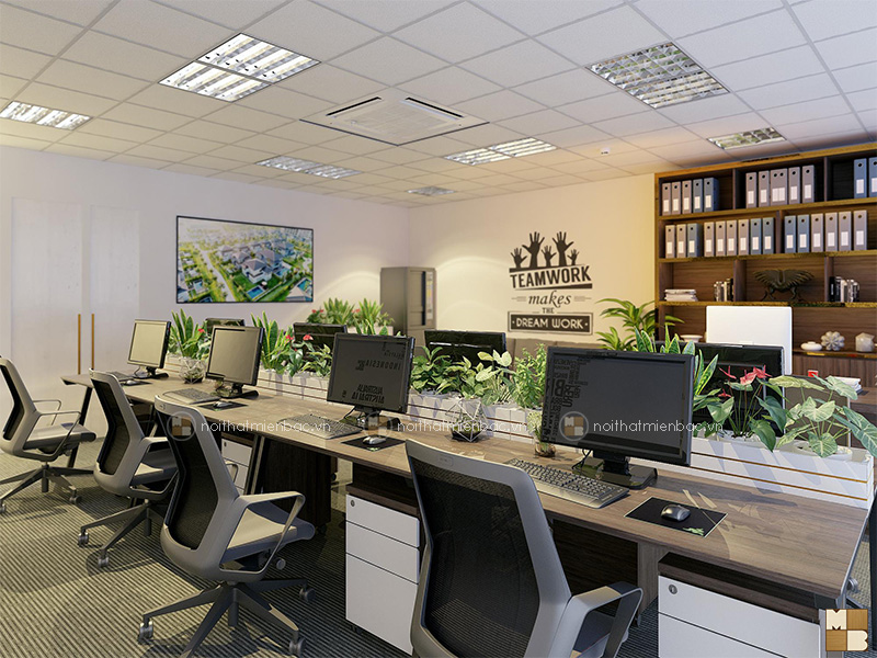 Thiết kế phòng làm việc hiện đại tại 273 Thụy Khuê - H1