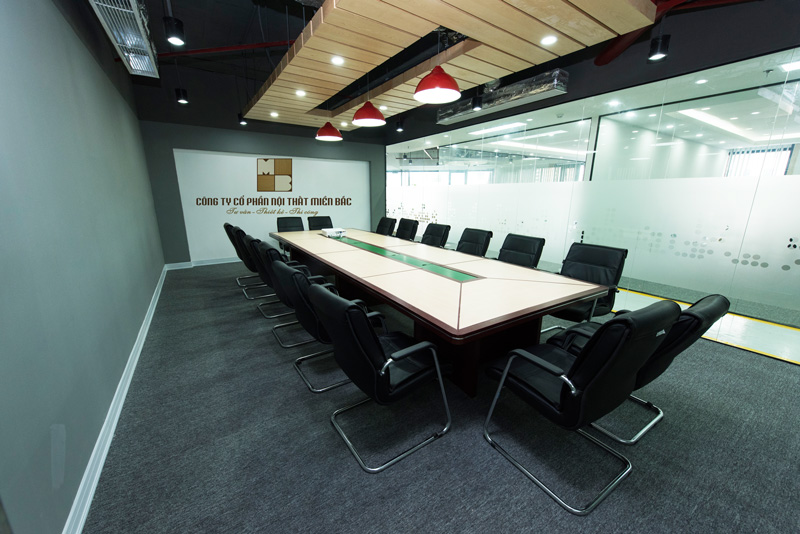 Thiết kế thi công nội thất văn phòng công ty ECOBA - Phòng họp - H1