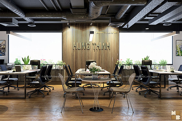 Thiết kế nội thất văn phòng Công ty Hưng Thịnh