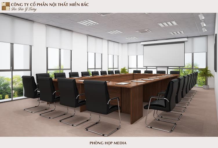 Những mẫu bàn phòng họp cao cấp, hiện đại cho tập đoàn, doanh nghiệp lớn